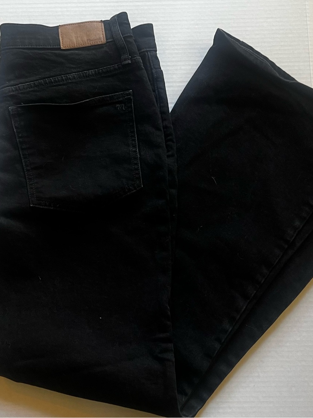 Madewell Black Boot Cut Jeans